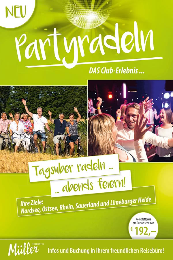 Plakat Partyradeln 