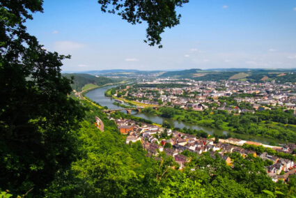Luftansicht auf die Stadt Trier